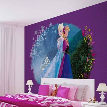 Carta da parati Disney Frozen - Il Regno di Ghiaccio