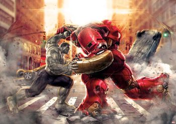 Carta da parati Marvel Avengers - I Vendicatori Combattenti Alleati