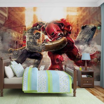 Carta da parati Marvel Avengers - I Vendicatori Combattenti Alleati