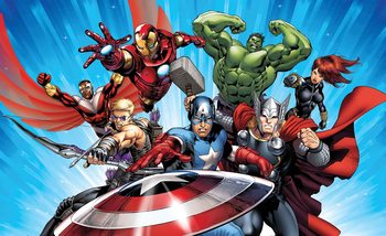 Carta da parati Marvel Avengers - I Vendicatori