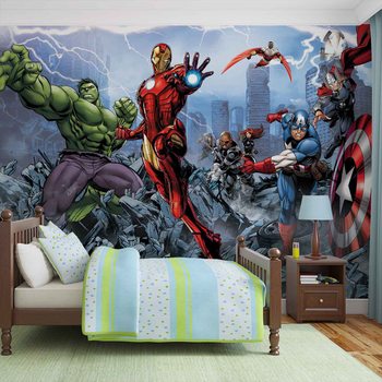 Carta da parati Marvel Avengers - I Vendicatori