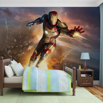 Carta da parati Marvel Avengers - I Vendicatori Iron Man