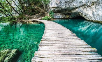 Carta da parati Ponte di Legno sulla Laguna