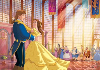 Carta da parati Principesse Disney Belle La Bella e La Bestia