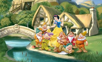 Carta da parati Principesse Disney Biancaneve