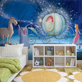 Carta da parati Principesse Disney Cenerentola