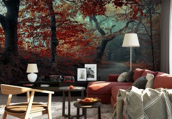 Carta da parati The Red Forest