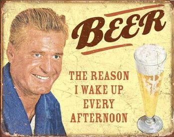 Cartelli Pubblicitari in Metallo EPHEMERA - BEER - The Reason
