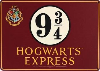Cartelli Pubblicitari in Metallo Harry Potter - Hogwarts Express