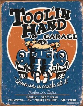 Cartelli Pubblicitari in Metallo MOORE - Tool'in Hand