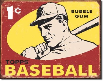 Cartelli Pubblicitari in Metallo TOPPS - 1959 baseball