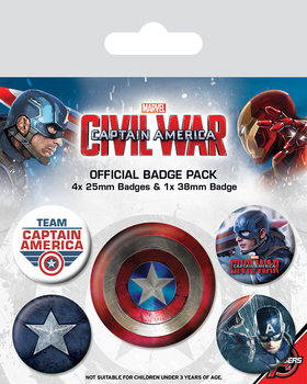 Spilla Captain America: Civil War - Captain America