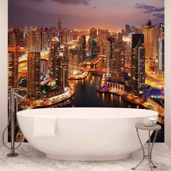 Fotomural Ciudad Dubai Marina Skyline