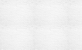 Fotomurale Pared de ladrillo Blanco