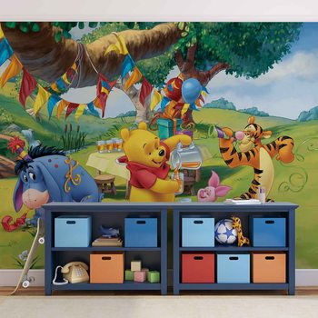 Disney Winnie Pooh Piglet Tigger Eeyore Tapéta, Fotótapéta
