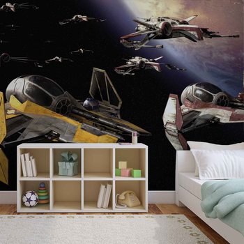 Star Wars Anakin Jedi Starfighter Tapéta, Fotótapéta