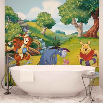 Disney Winnie Pooh Tigger Eeyore Piglet Fototapeta