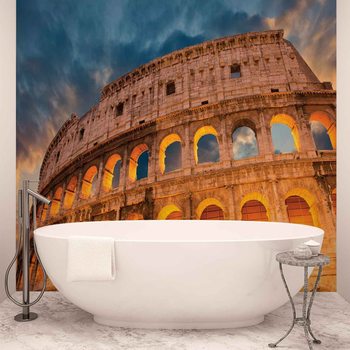 Colosseum Stadt Sonnenuntergang Fototapete