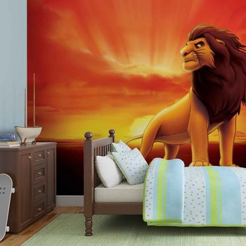 Disney Lion King Sonnenaufgang Fototapete