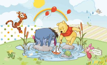 Disney Winnie Pu Bär Ferkel Tiger I-Aah Fototapete