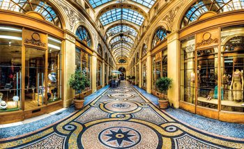 Stadt Mailand Passage Geschäfte Fototapete