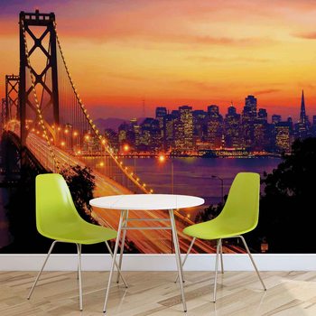 Stadt Skyline Golden Gate Bridge Fototapete