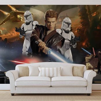 Star Wars Angriff Klonkrieger Skywalker Fototapete