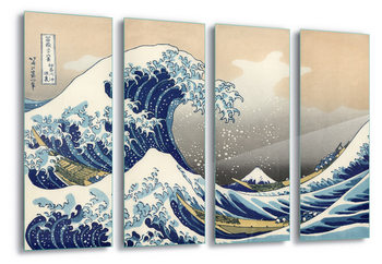 Glasbilder The Great Wave Off Kanagawa, Hokusai