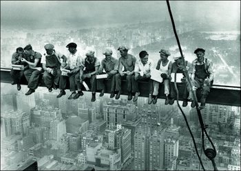 Reproducción de arte Ebbets - Lunch On a Skyscraper New York City