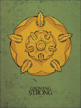 Reproducción de arte Juego de Tronos - Game of Thrones - Tyrell