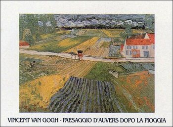 Reproducción de arte Krajina v Auvers po dešti, 1890