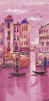 Reproducción de arte Pink Venice