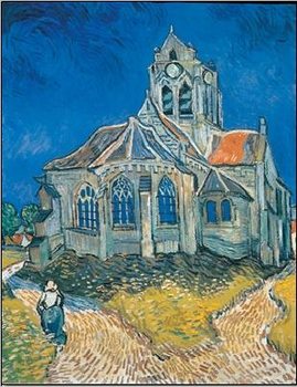 Reproducción de arte The Church at Auvers, 1890