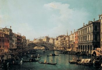 Reproducción de arte The Rialto Bridge – Ponte di Rialto