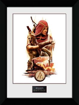 Assassins Creed Odyssey - Collage Poster Incorniciato