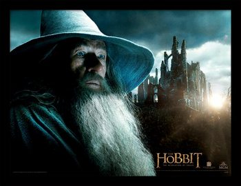 LO HOBBIT: LA DESOLAZIONE DI SMAUG - gandalf Poster Incorniciato