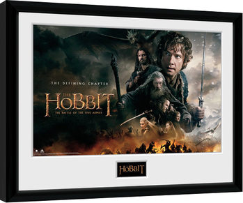 The Hobbit - Battle of Five Armies Defining Poster Incorniciato