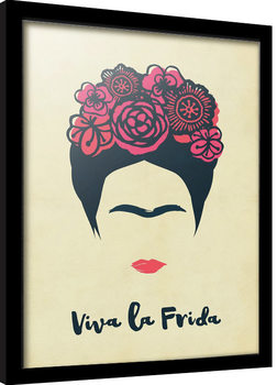 Frida Kahlo - Viva La Vida Poster enmarcado