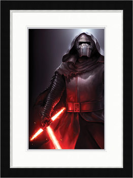 Star Wars Episode VII: The Force Awakens - Kylo Ren Stance Poster enmarcado