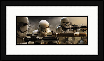 Star Wars Episode VII: The Force Awakens - Stormtrooper Trench Poster enmarcado
