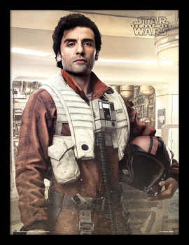 Star Wars: Episodio VIII - Los últimos Jedi - Poe Battle Ready Poster enmarcado