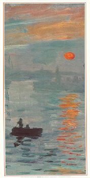 Obrazová reprodukce Imprese, východ slunce - Impression, soleil levant, 1872 (část)