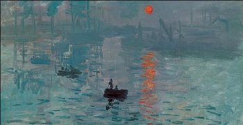 Impression, Sunrise - Impression, soleil levant, 1872 (part) Obrazová reprodukcia