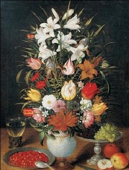 Jan Brueghel the Younger - White Vase with Flowers Obrazová reprodukcia