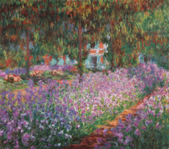 The Artist's Garden at Giverny, 1900 Obrazová reprodukcia