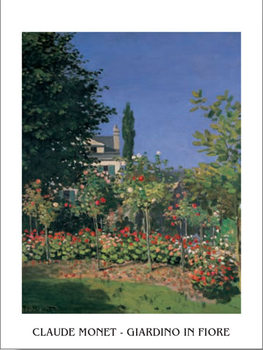 Obrazová reprodukce Zahrada v květu v Saint Adresse, 1886