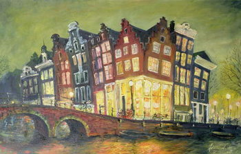 Cuadros en Lienzo Bright Lights, Amsterdam, 2000