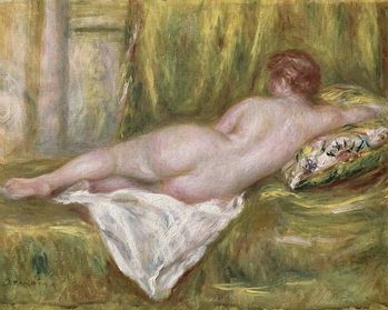 Cuadros en Lienzo Reclining Nude from the Back, Rest after the Bath, c.1909