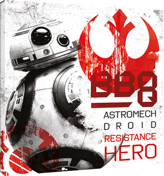 Cuadros en Lienzo Star Wars: Episodio VIII - Los últimos Jedi - BB-8 Resistance Hero
