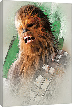 Cuadros en Lienzo Star Wars: Episodio VIII - Los últimos Jedi - Chewbacca Brushstroke